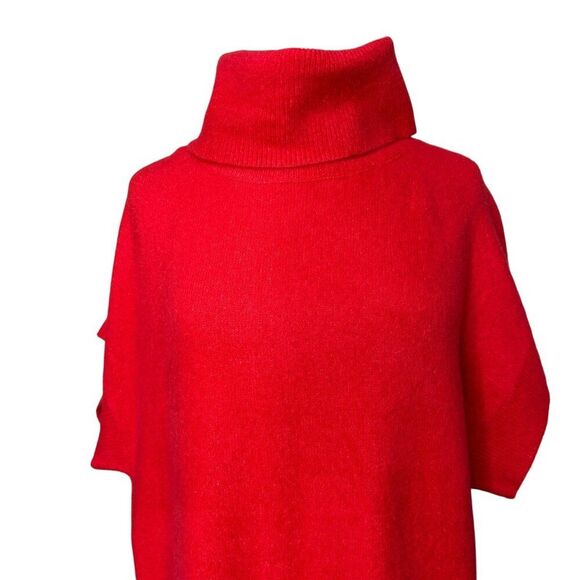 Worthington Long Sweater Dress Solid Red New Size Large - Picture 5 of 8